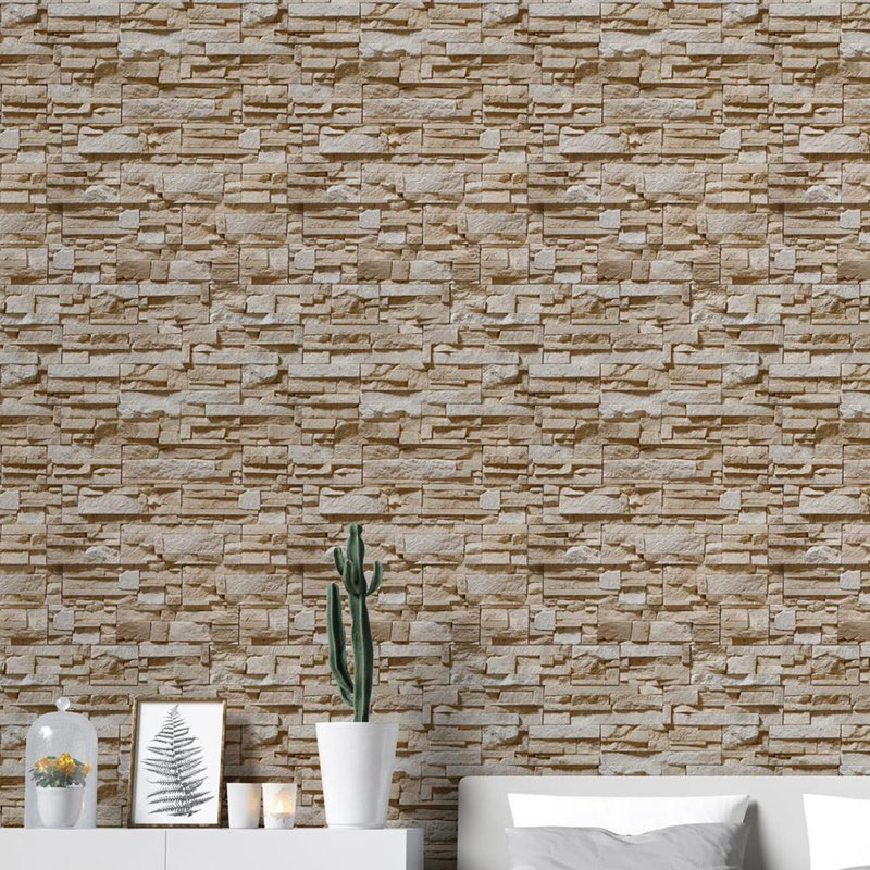 Rouleau de papier peint adhésif lisse L 126 po x l 24 po Huckle