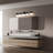 Trombetta 40 inch 5 Light Vanity in Matte Black-904710414