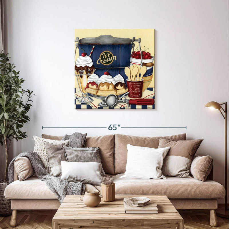 Yarlin Sweets Ice Cream, 36" H x 36" W