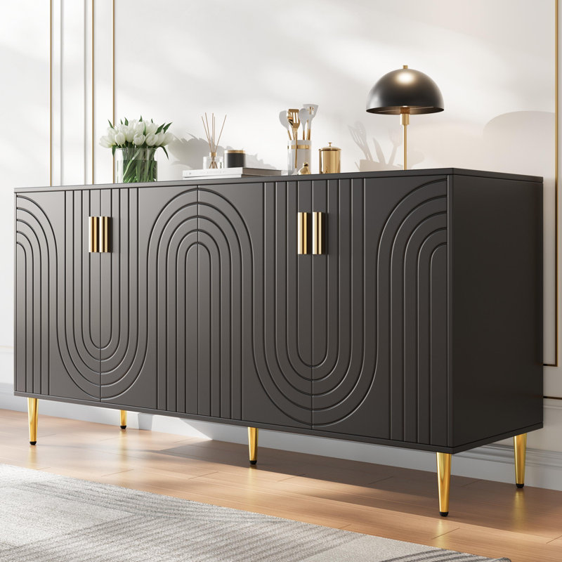 Ahlan 152cm Sideboard, Black