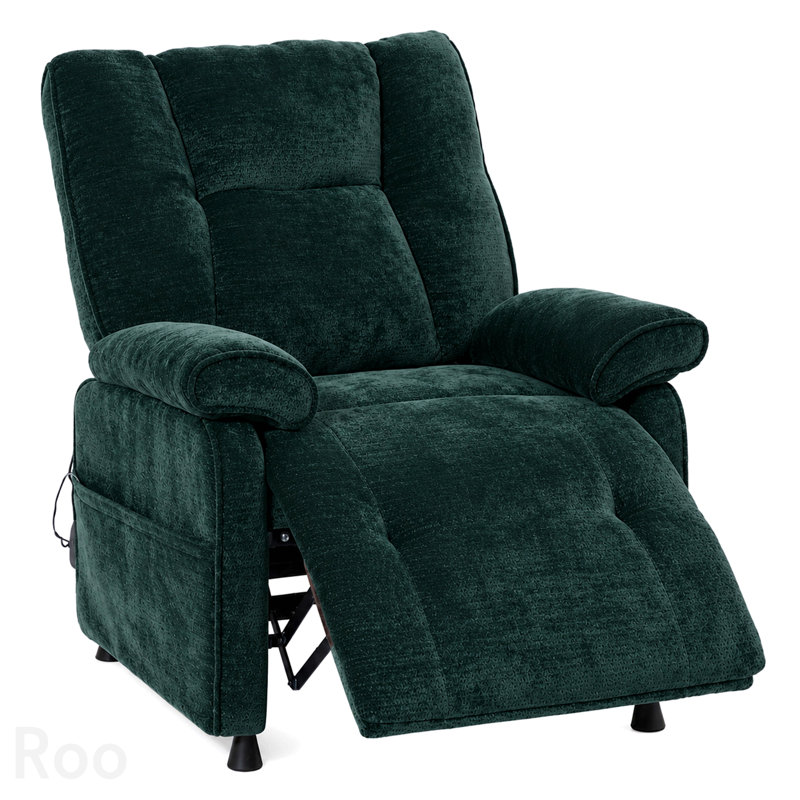 Fauteuil inclinable électrique Basic, Vert noirci