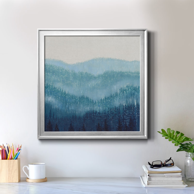 «Smoky Ridge II», reproduction encadrée de qualité supérieure - prête à être accrochée, H 26,5 po x l 26,5 po x P 1,5 po