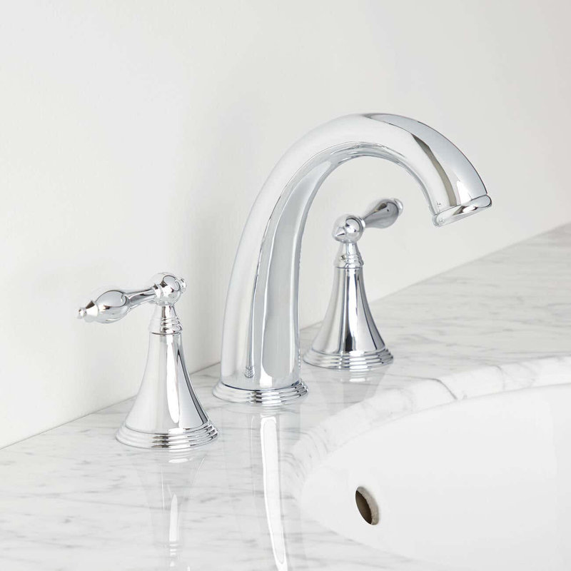 Widespread 2-handle Bathroom Faucet, Chrome