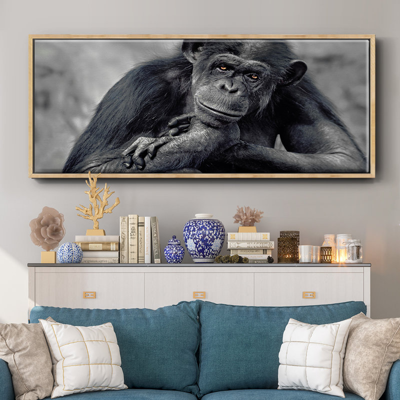 Captivated- Framed Canvas, 20" H x 50" W