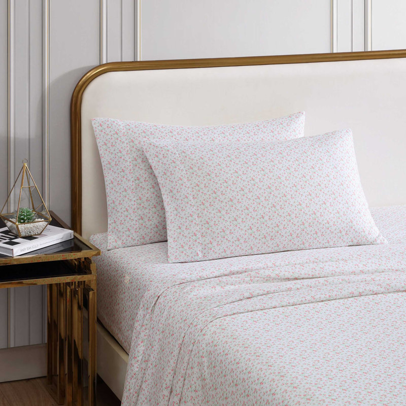 Pink Leopard Print Twin Microfiber Bedding Set