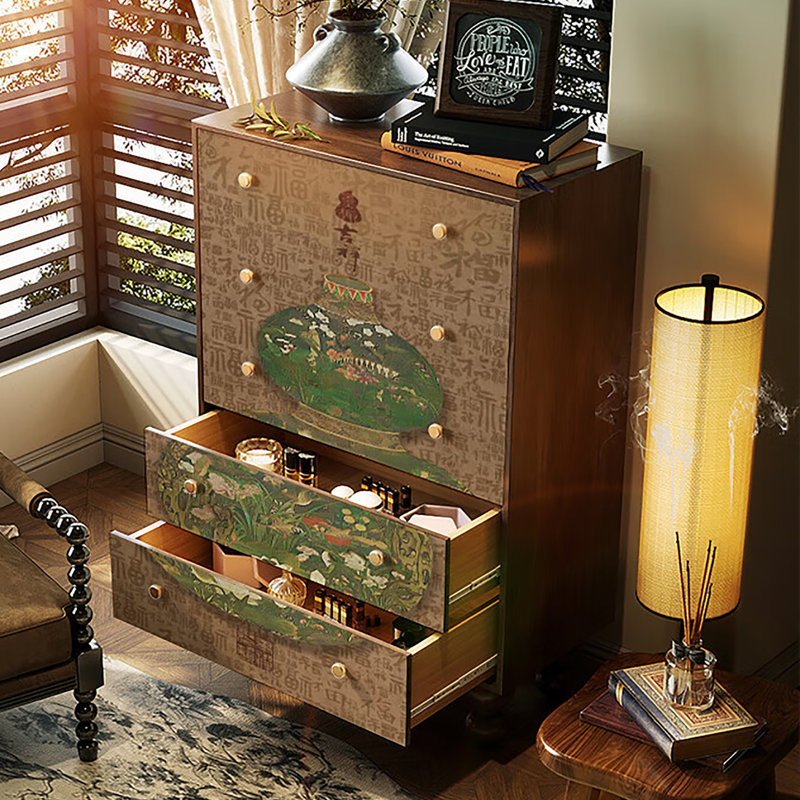 Armoire de décoration créative à tiroirs multifonctionnels