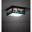 Plafonnier encastré carré 2 lumières 16 po