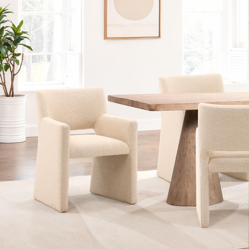 Larson Upholstered Dining Chair, Sand