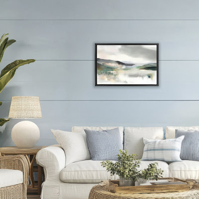 Wild Rhythms Landscape Floating Frame, design by Mona Grace