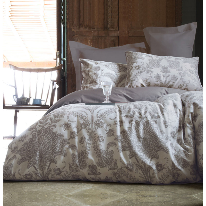Ensemble de housse de couette 100% coton Adorion, Housse de couette double TG + 3 pièces supplémen
