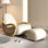 Home Casual Solid Wood Sofa Rocking Chair Rocking Chair