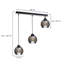 Solomons 3 - Light Black Kitchen Island Pendant