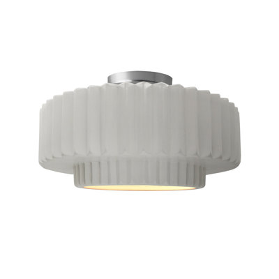 Plafonnier semi-encastré en céramique Radiance