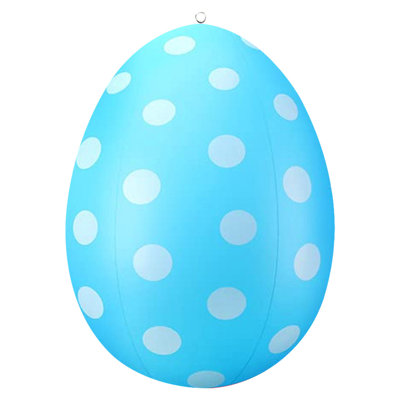 Œufs de Pâques gonflables, jouets de décoration extérieure pour enfants, œufs colorés, œufs de Pâques gonflables pour jardin, fête de jardin, 1 pièce