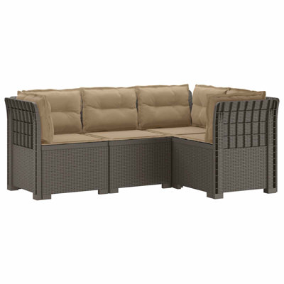 62 cm W Patio Sofa with Cushions