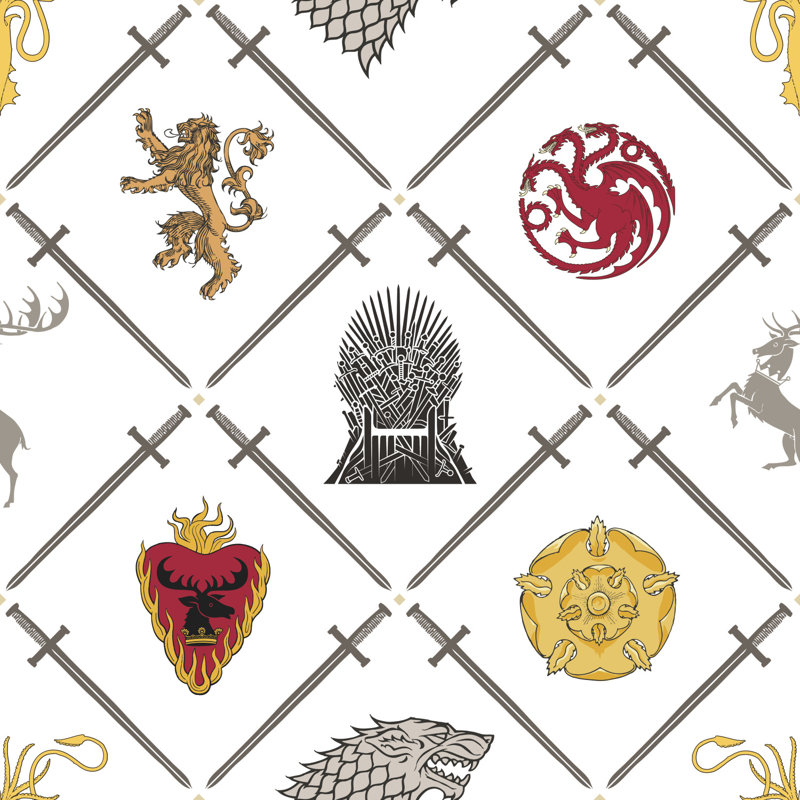 Papier peint autocollant Game of Thrones House Sigils