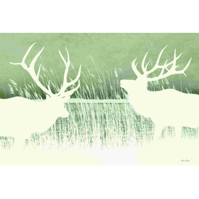 Silhouettes de wapiti