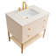Kim 36"L Free Standing Vanity Base in Antique White