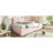 Twin Size Velvet Upholstered Daybed With Pull-Out Trundle, Metal Slatted Frame, Space-Saving Design For Small Rooms And Guest Accommodation-1118055979