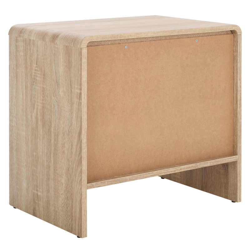 Arsenio 1 Drawer Nightstand, Light Cream