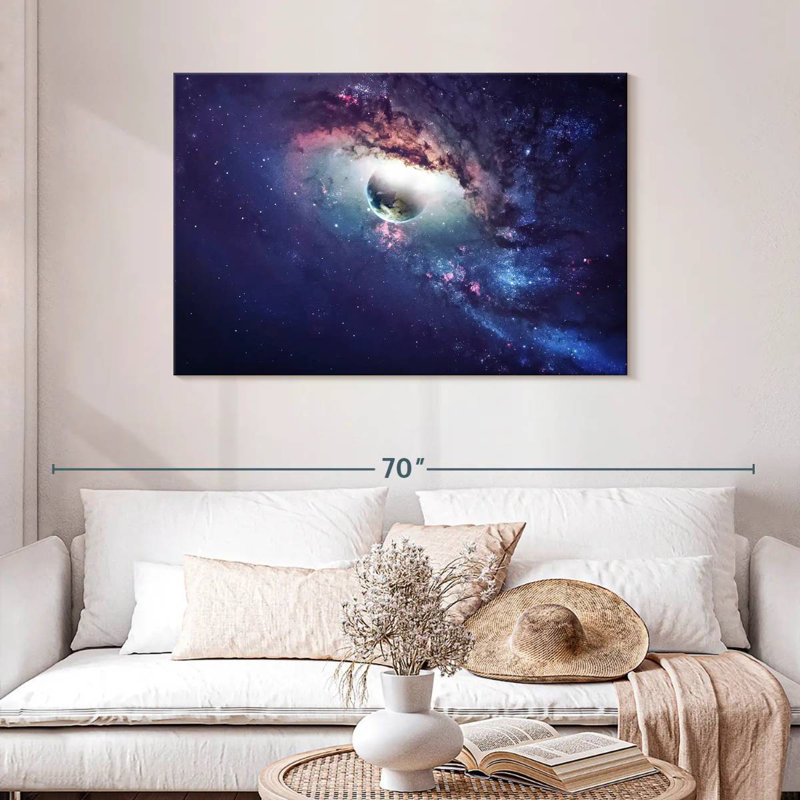 Oberle Earth Inside Nebula, 30" H x 45" W