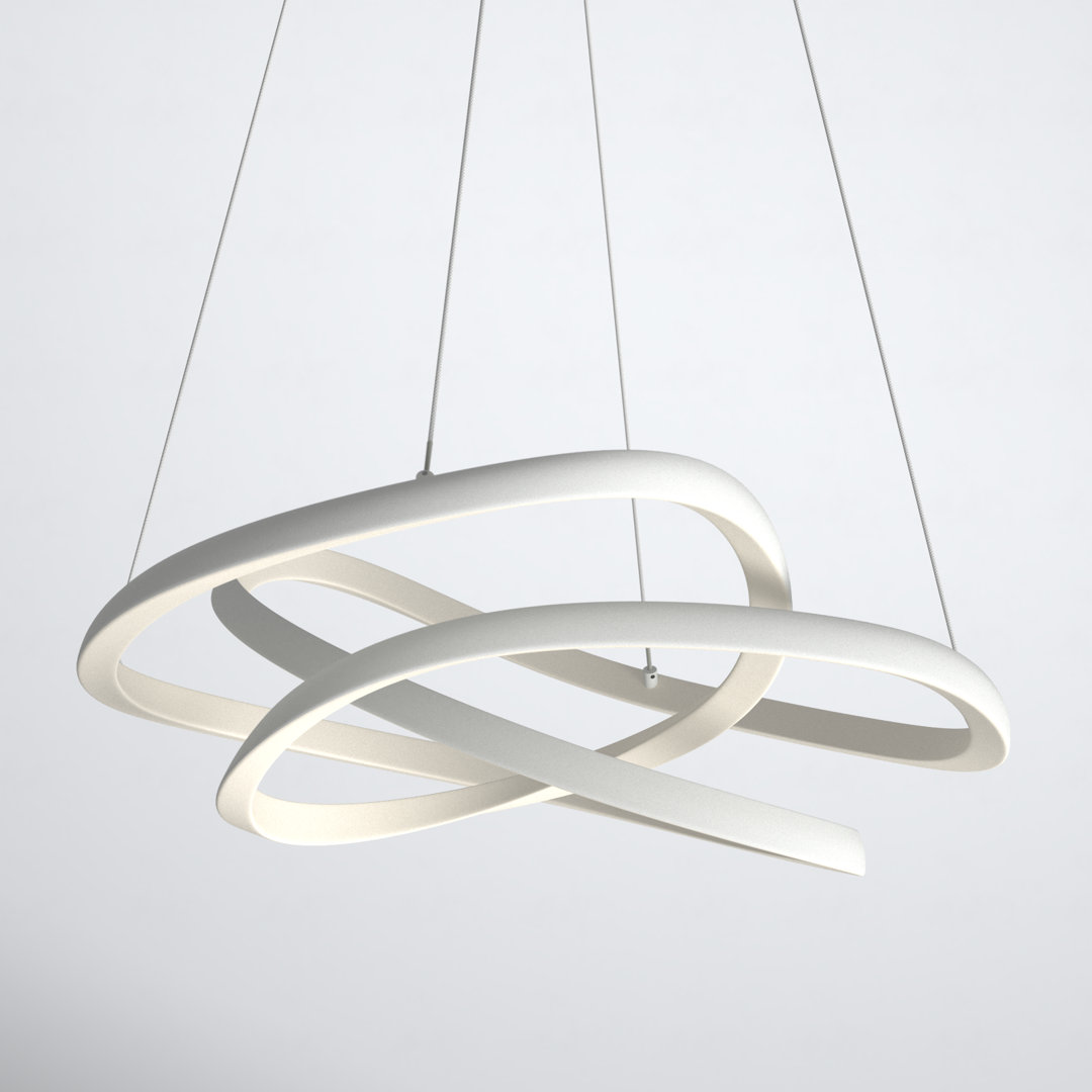 Peabody 1 - Light Matte White LED Unique/Statement Pendant AllModern