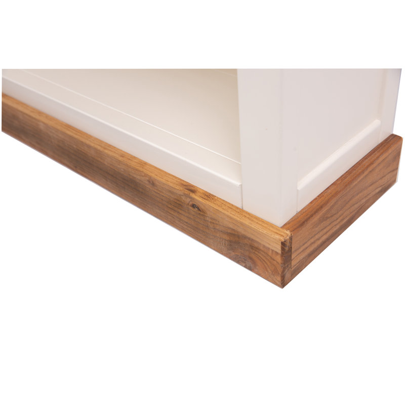 Middlebrook 120cm H Standard Bookcase, 120 cm H x 70 cm W x 25 cm D, White