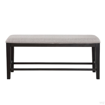 Halle - Counter Bench - Dark Brown