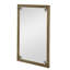 Miroir rectangulaire moderne de 61 x 91 cm avec cadre en métal, miroir mural doré pour salle de bain, décoration murale