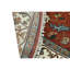 Hand Knotted Wool Oriental Area Rug in Red/Ivory/Black/Blue