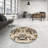 Wool Abstract Indoor Rug-394196299