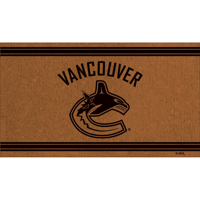 28in. x 16in. NHL Team Logo Doormat , Vancouver