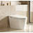 ADA Smart Bidet Toilet with Built-In Tank, Heated Seat, Instant Warm Water, Foot Sensor Flush, and LED Display