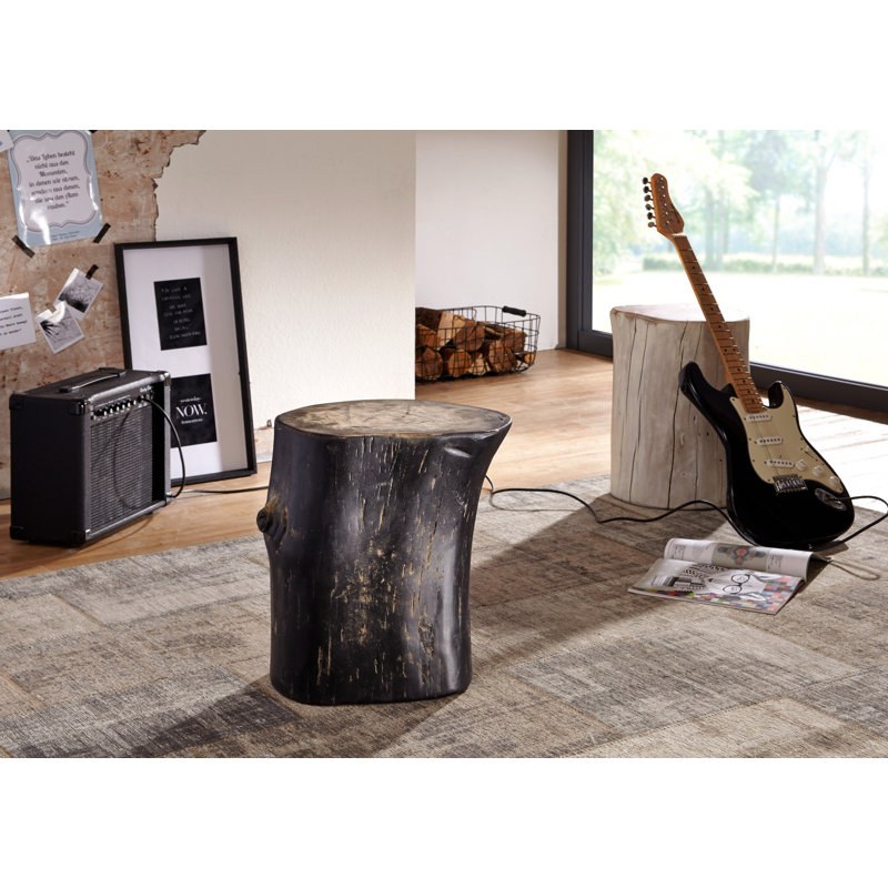Unika Solid Wood Accent Stool