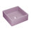 Lavabo vasque carré en béton 15,5 po Lisse 