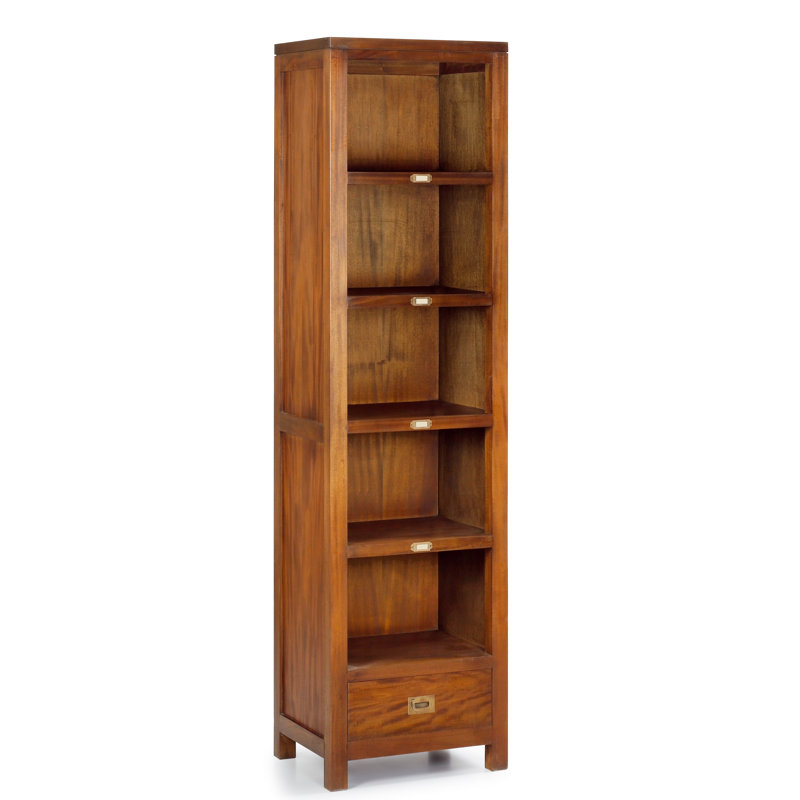 Flamingo 482.6cm H x 127cm W Solid Wood Standard Bookcase
