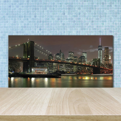 Alery 50cm W x 100cm L Glass Peel and Stick Panel