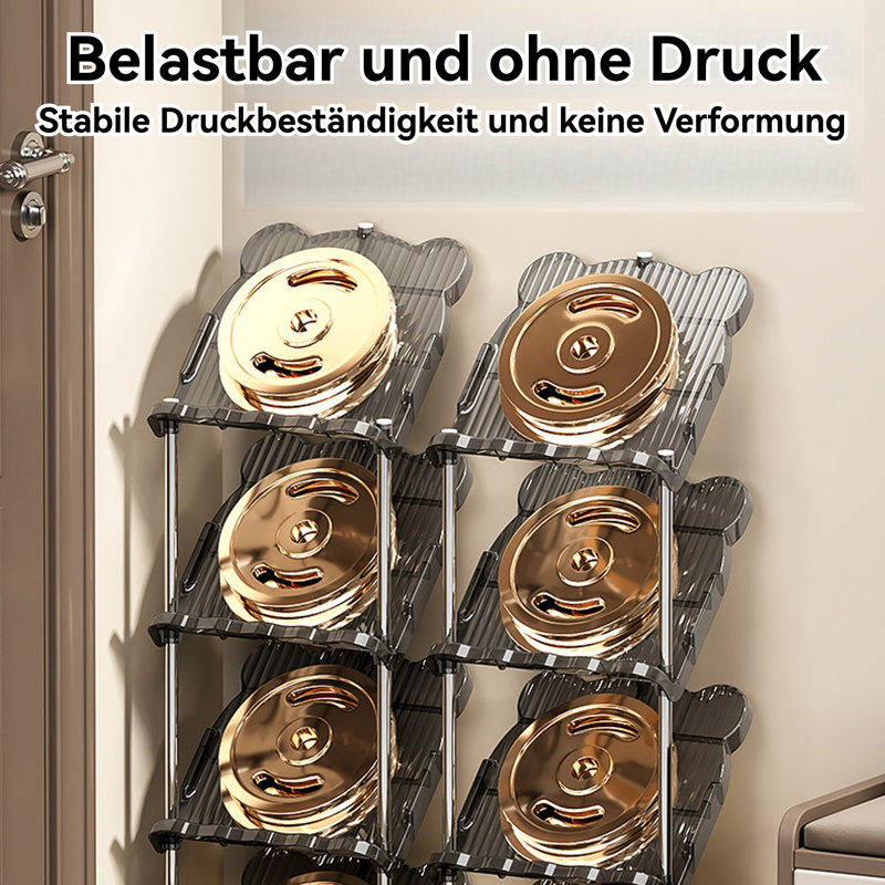 6 Pair Shoe Rack