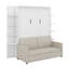 Grand lit escamotable mural avec canapé-35003266