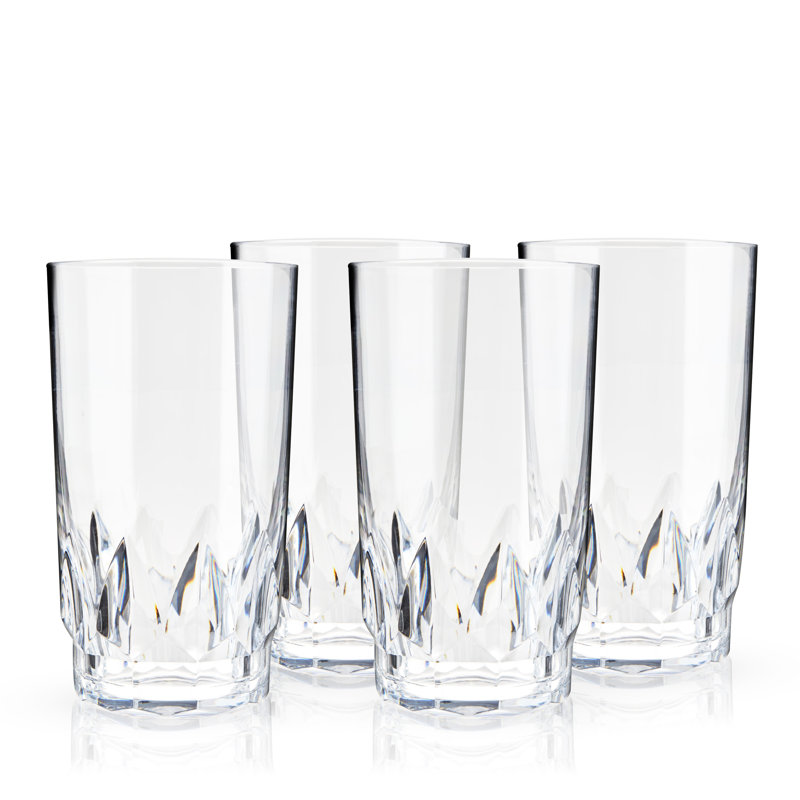 Shatterproof Acrylic Highball Tumblers