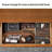 Simple solid wood style TV cabinet-107439793