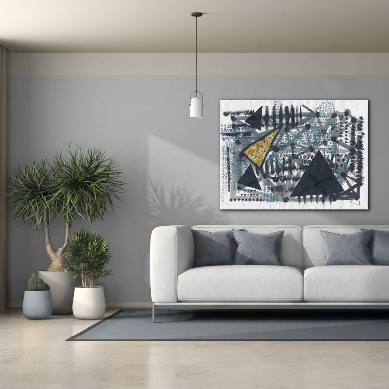  'Golden Triangle' by Lori Arbel Canvas Wall Art, 54" x 40"