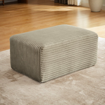 Cloud Design en forme de L avec tissu en velours côtelé et doux, sans assemblage pour canapé, matériau, confort instantané, espaces multifonctionnels