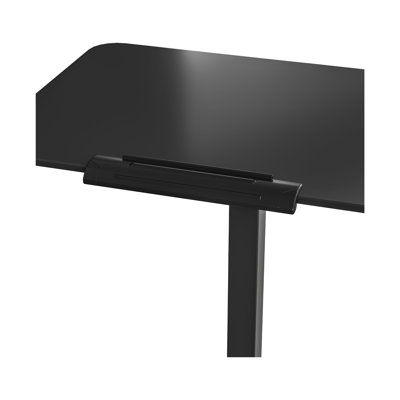 Black airLIFT® Pneumatic Tilting Mobile Desk Cart