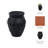 Rustic Terracotta Vase With Chain, Black-251735743