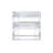 Twin Size Triple Rubber Wood Bunk Bed, With Ladders, Guardrails Detachable Bunk Bed, Twin Over Twin Over Twin-1888970704