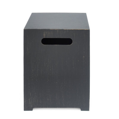 Fashionable Iron Tank Holder Table, Brown And Gold, Powder-Coating, 15.16In Width X 19.53In Height Depth Contemporary Holder, Brown+Gold Color,