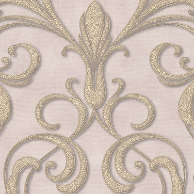 Nobile 10.05m x 53cm 3D Embossed Wallpaper
