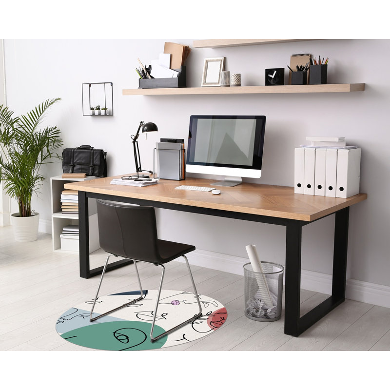 Monarch Hard Floor Straight Round Chair Mat