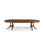 Round Mahogany Dining Table Opens To 10 Feet  Seats 12